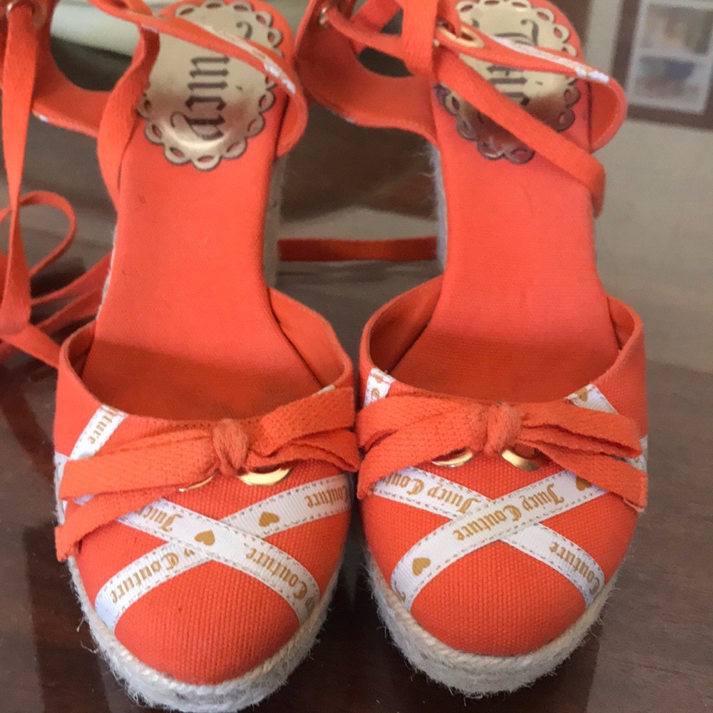 Juicy couture espadrilles wedges